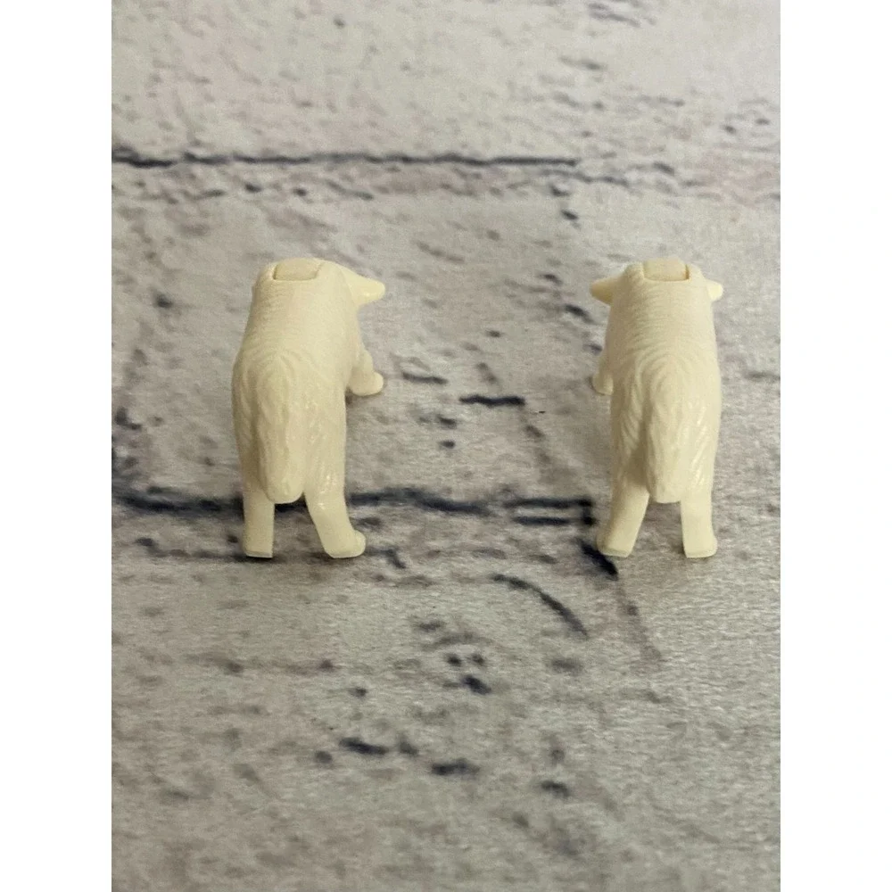 Playmobil Set If 3 Shepherd Two‎ White Lambs 3677 Christmas Nativity Set